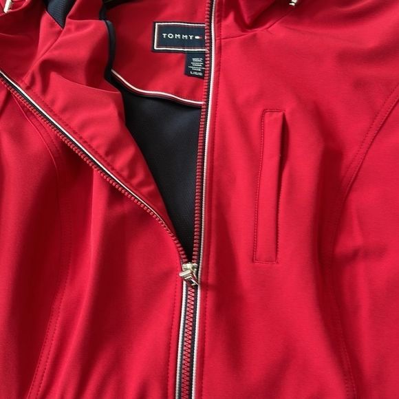 Tommy Hilfiger Women's Iconic water repellent Soft Shell Jacket size L - Picture 7 of 10